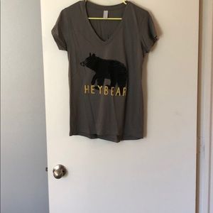 Bear V-neck Tee